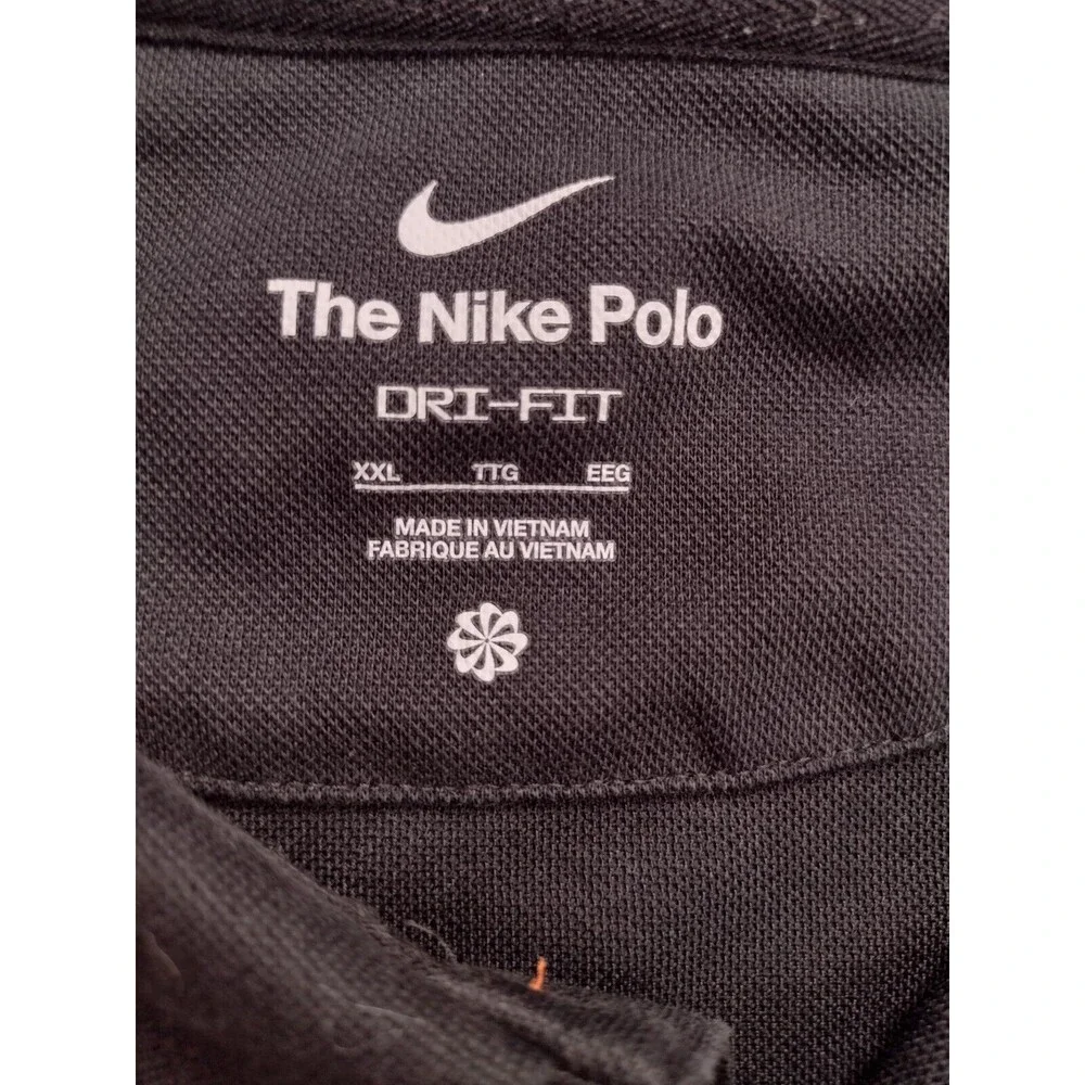 The Nike Polo Mens XXL Dri-Fit Polo Shirt Golf Sports Outdoors Black DB3263-010